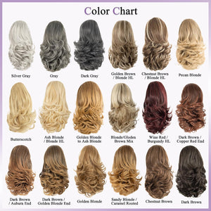 LuxeHair 11” Classic Short Curly Clip In Ponytail Extension, Claw Clip hair extensions, Multi Layered Clip on ponytail Claw Clip Ponytail Extension for women